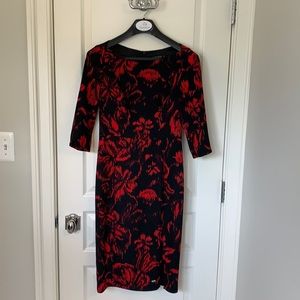 Black Halo sheath dress